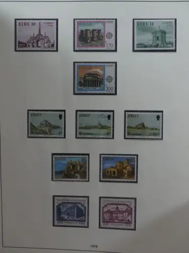 Europa Cept mit Nato Vorläufern in 3 Safe Vordruckalben #LZ976