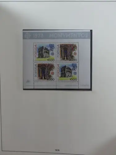 Europa Cept mit Nato Vorläufern in 3 Safe Vordruckalben #LZ976