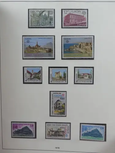 Europa Cept mit Nato Vorläufern in 3 Safe Vordruckalben #LZ976