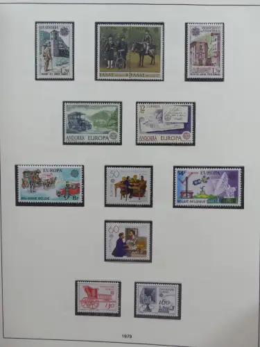 Europa Cept mit Nato Vorläufern in 3 Safe Vordruckalben #LZ976