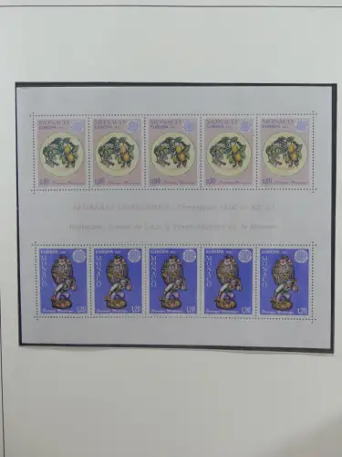 Europa Cept mit Nato Vorläufern in 3 Safe Vordruckalben #LZ976