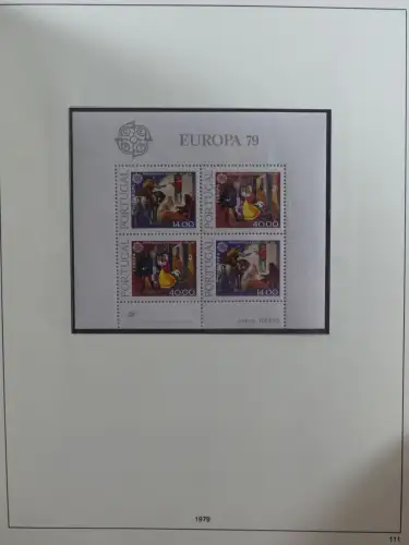 Europa Cept mit Nato Vorläufern in 3 Safe Vordruckalben #LZ976