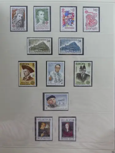 Europa Cept mit Nato Vorläufern in 3 Safe Vordruckalben #LZ976