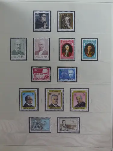 Europa Cept mit Nato Vorläufern in 3 Safe Vordruckalben #LZ976