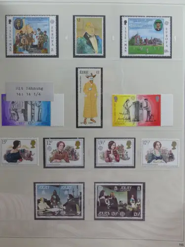 Europa Cept mit Nato Vorläufern in 3 Safe Vordruckalben #LZ976