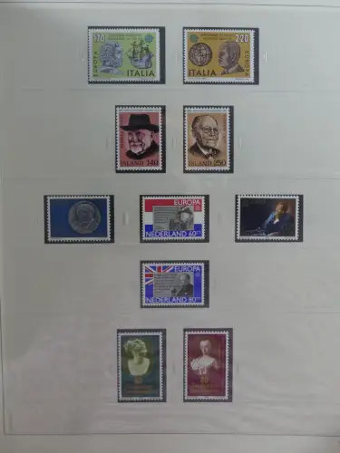 Europa Cept mit Nato Vorläufern in 3 Safe Vordruckalben #LZ976