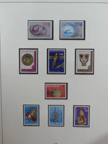 Europa Cept mit Nato Vorläufern in 3 Safe Vordruckalben #LZ976