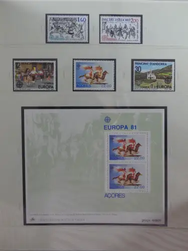 Europa Cept mit Nato Vorläufern in 3 Safe Vordruckalben #LZ976