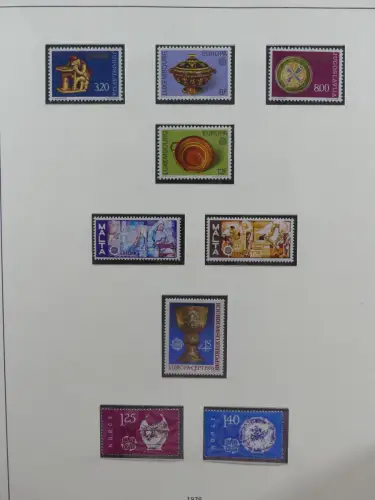 Europa Cept mit Nato Vorläufern in 3 Safe Vordruckalben #LZ976