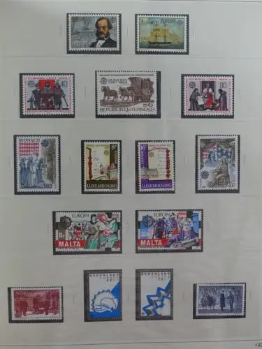 Europa Cept mit Nato Vorläufern in 3 Safe Vordruckalben #LZ976