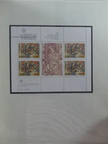 Europa Cept mit Nato Vorläufern in 3 Safe Vordruckalben #LZ976