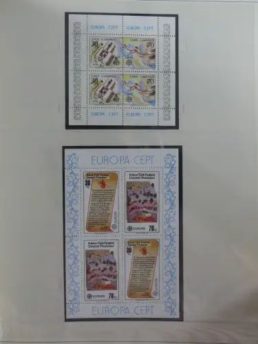 Europa Cept mit Nato Vorläufern in 3 Safe Vordruckalben #LZ976