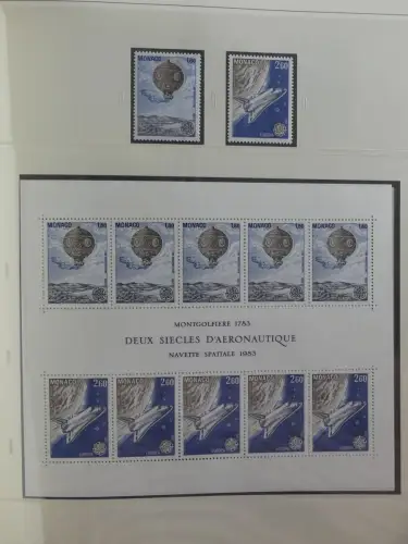 Europa Cept mit Nato Vorläufern in 3 Safe Vordruckalben #LZ976