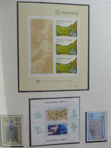 Europa Cept mit Nato Vorläufern in 3 Safe Vordruckalben #LZ976