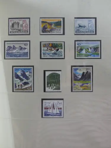 Europa Cept mit Nato Vorläufern in 3 Safe Vordruckalben #LZ976