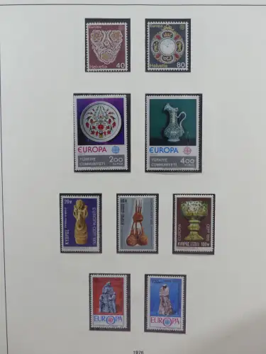 Europa Cept mit Nato Vorläufern in 3 Safe Vordruckalben #LZ976