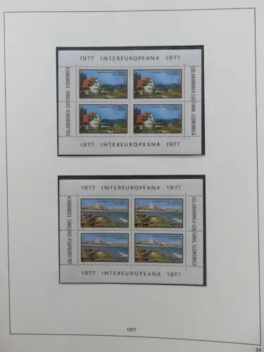 Europa Cept mit Nato Vorläufern in 3 Safe Vordruckalben #LZ976