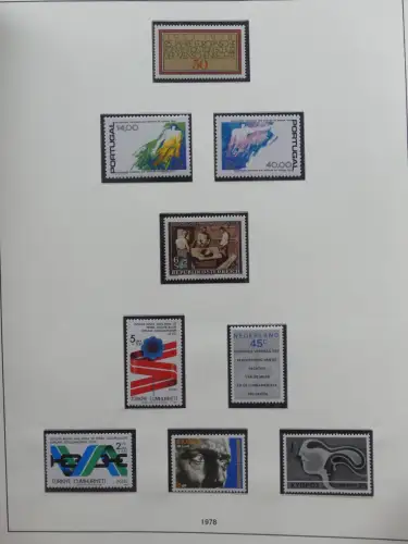 Europa Cept mit Nato Vorläufern in 3 Safe Vordruckalben #LZ976