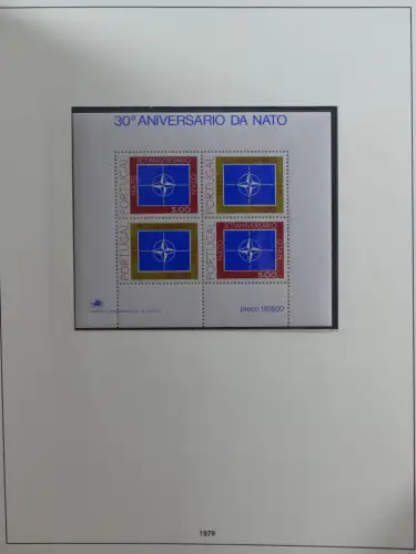 Europa Cept mit Nato Vorläufern in 3 Safe Vordruckalben #LZ976