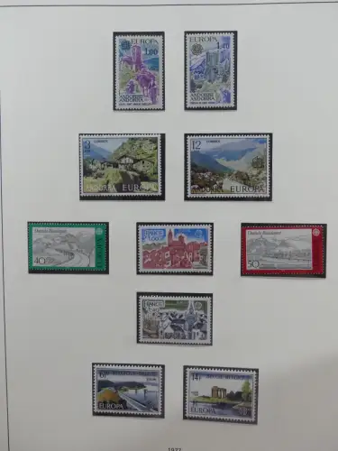 Europa Cept mit Nato Vorläufern in 3 Safe Vordruckalben #LZ976