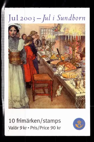 Schweden MH 295 gestempelt Weihnachten #DAS22