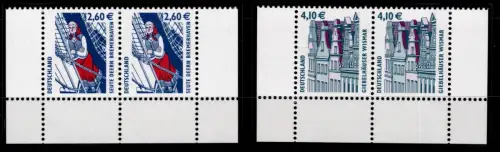 BRD Bund 2322-2323 vom UR postfrisch als waagerechte Paare #DAT41