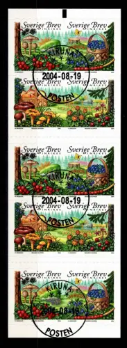 Schweden 2412-2415 als MH gestempelt selbstklebend #DAS30