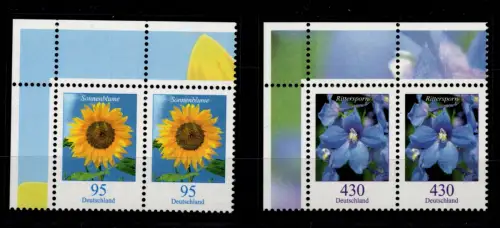 BRD Bund 2434-2435 postfrisch als waagerechte Paare #DAT42