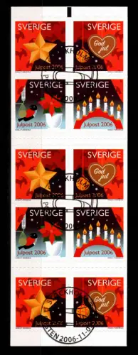 Schweden 2557-2560 als MH gestempelt selbstklebend #DAS40