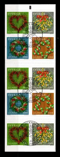 Schweden 2667-2670 als MH gestempelt selbstklebend #DAS50