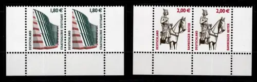 BRD Bund 2313-2314 vom UR postfrisch als waagerechte Paare #DAT40