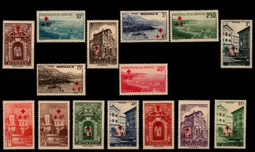 Monaco 205-219 postfrisch Rotes Kreuz #OE319