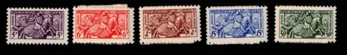 Monaco 497-501 postfrisch Ritter #OE323