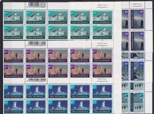 Ross Gebiet 38-43 postfrisch als Bogensatz #OM875