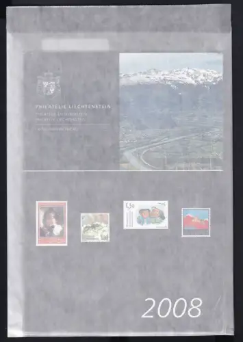 Liechtenstein Jahresmappe 2008 postfrisch #OM678
