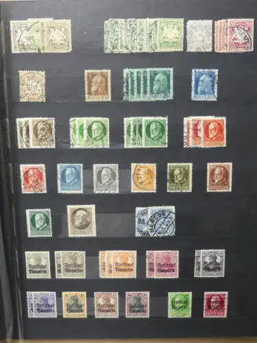 Deutschland Allgemein von Bayern über Reich bis Bund im Einsteckalbum #LY961