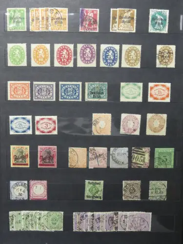 Deutschland Allgemein von Bayern über Reich bis Bund im Einsteckalbum #LY961