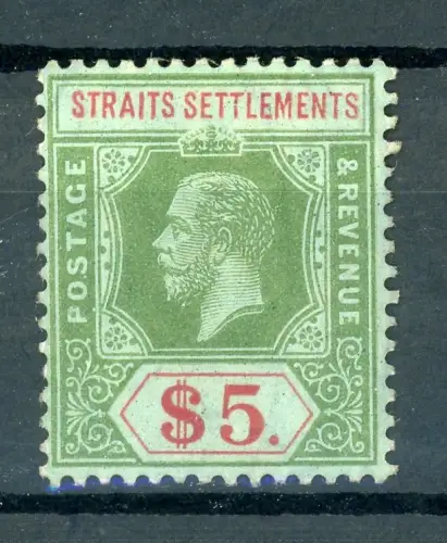 Malaiische Staaten Straits Settlements 151 xb mit Falz #HK343