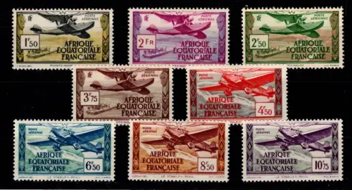 Französisch Aquatorial-Afrika 67-74 postfrisch #DBJ41