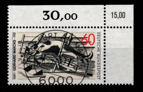 BRD Bund 1410 gestempelt KBWZ, Vollstempel #DBG64