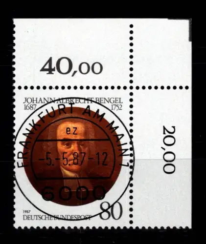 BRD Bund 1324 gestempelt KBWZ, Vollstempel #DBG69