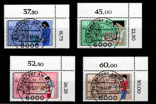 BRD Bund 1315-1318 gestempelt KBWZ, Vollstempel #DBG67