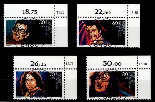 BRD Bund 1360-1363 gestempelt KBWZ, Vollstempel #DBG59