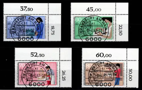 BRD Bund 1315-1318 gestempelt KBWZ, Vollstempel #DBG66