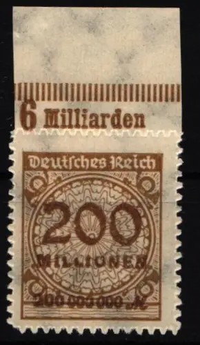 Deutsches Reich 323 B P OR B Zahnfehler postfrisch #IR422