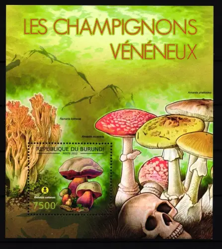 Burundi Block 273 postfrisch Pilze #HR922