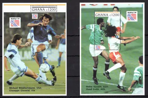 Ghana Block 235 und 236 postfrisch Fußball #OE099