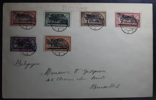 Memel 41-46 auf Brief als Mischfrankatur mit Luftpost befördert #BA891