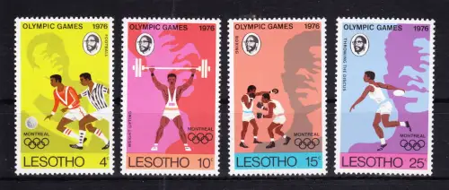 Lesotho 209-212 postfrisch Olympische Sommerspiele, MNH #RG212