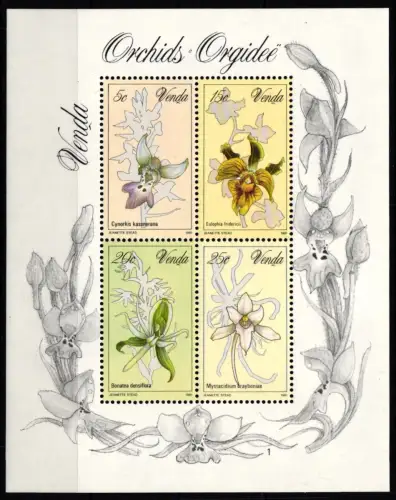 Venda Block 1 postfrisch #JP201